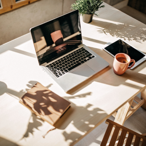 5 Laptop and mug