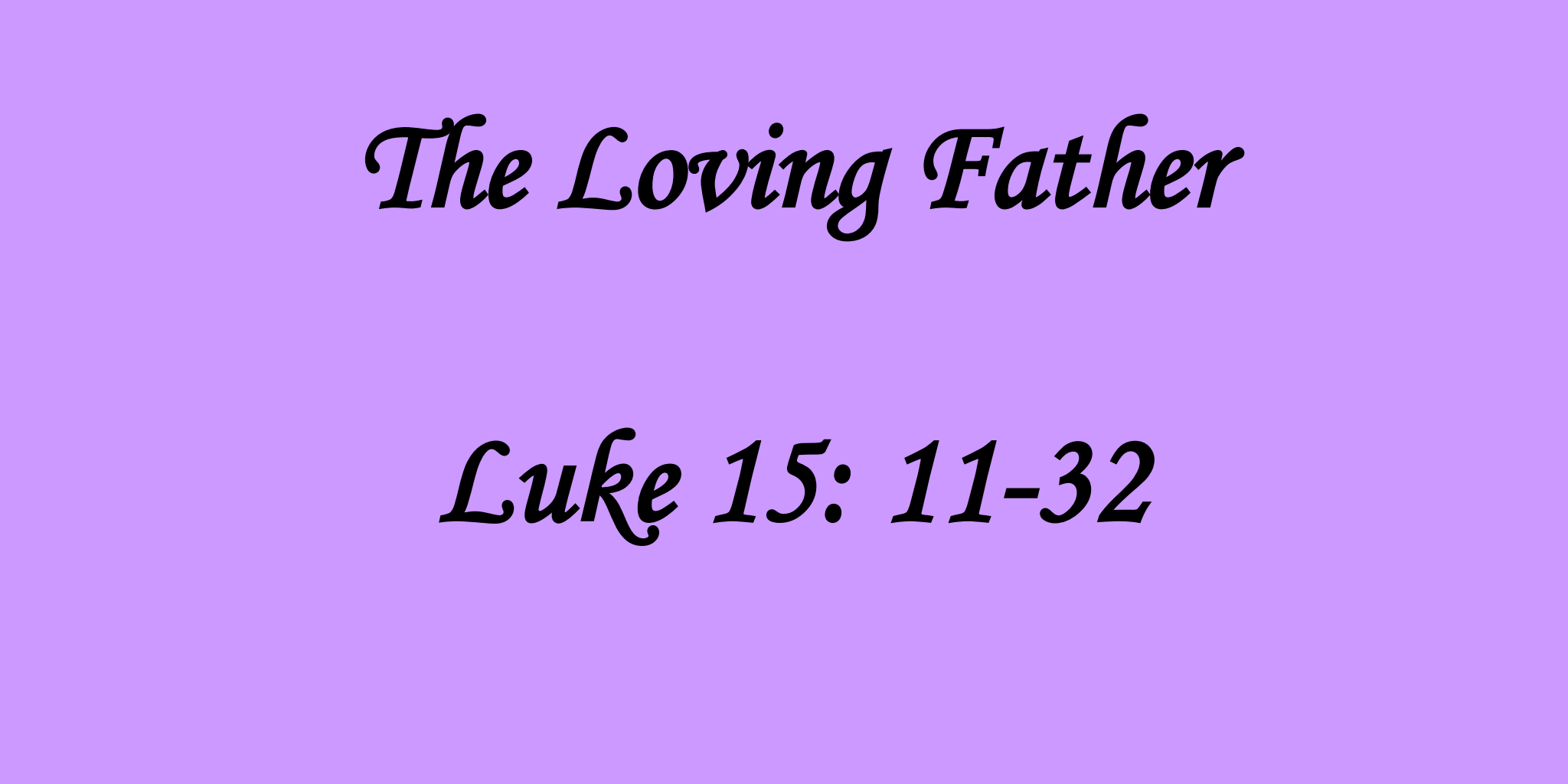 TheLovingFather TheLovingFather